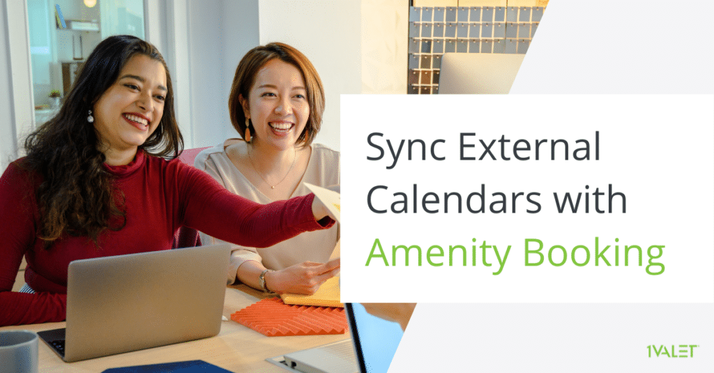 calendar sync with amenity booking